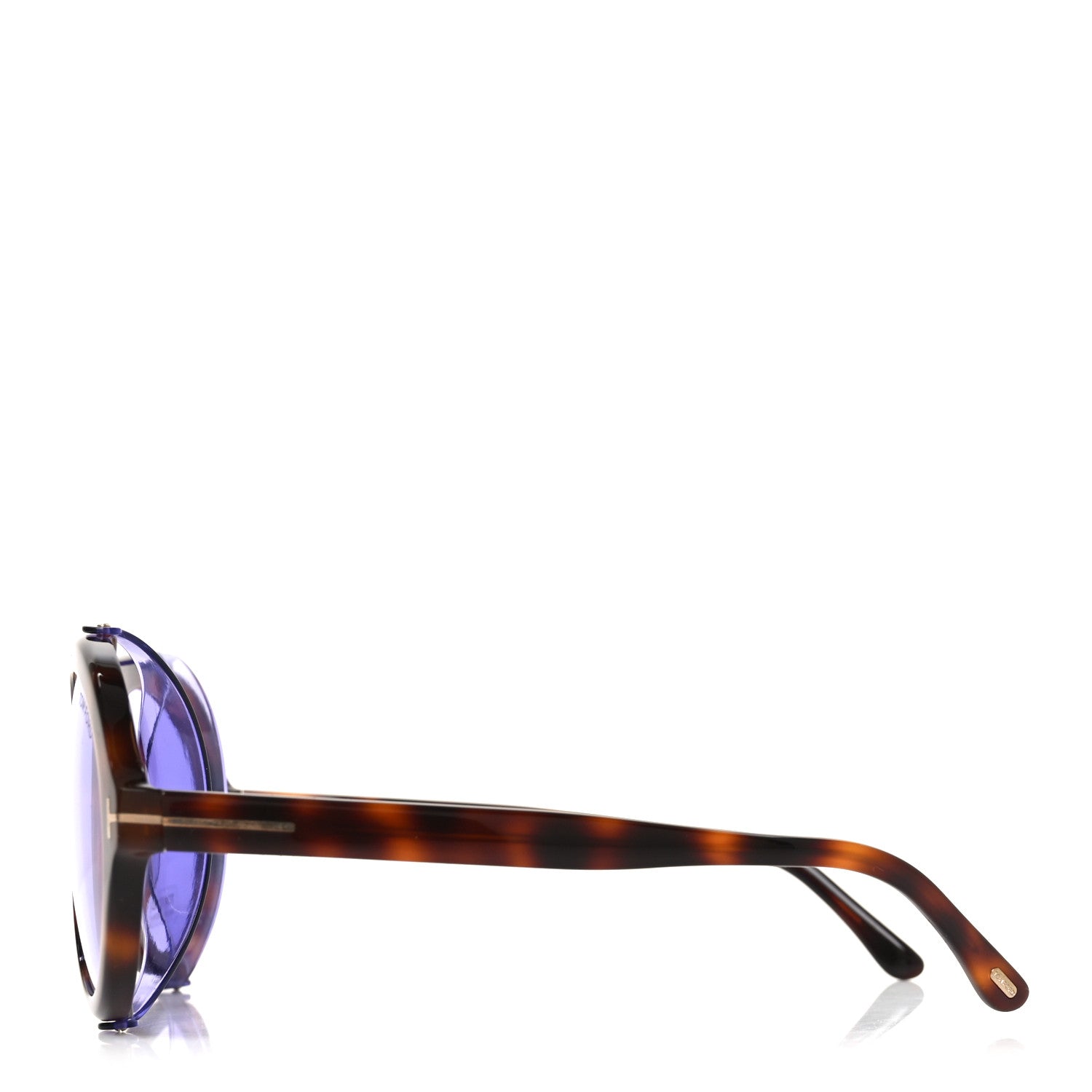 Tom Ford Acetate Neughman Sunglasses TF 882 Havana Purple 3 of 7