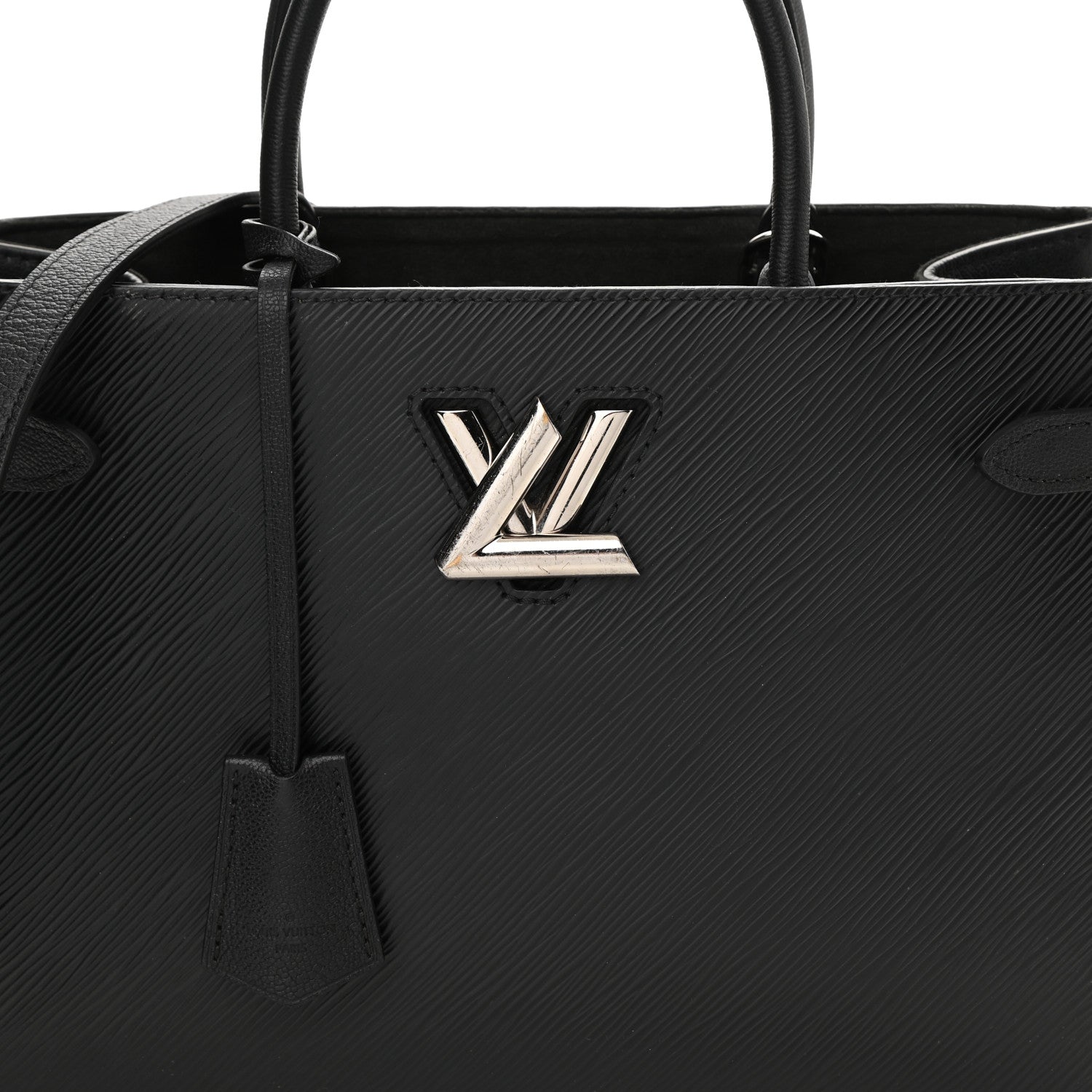 Louis Vuitton Epi Twist Tote Black 7 of 10