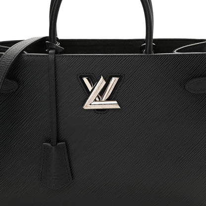 Louis Vuitton Epi Twist Tote Black 7 of 10