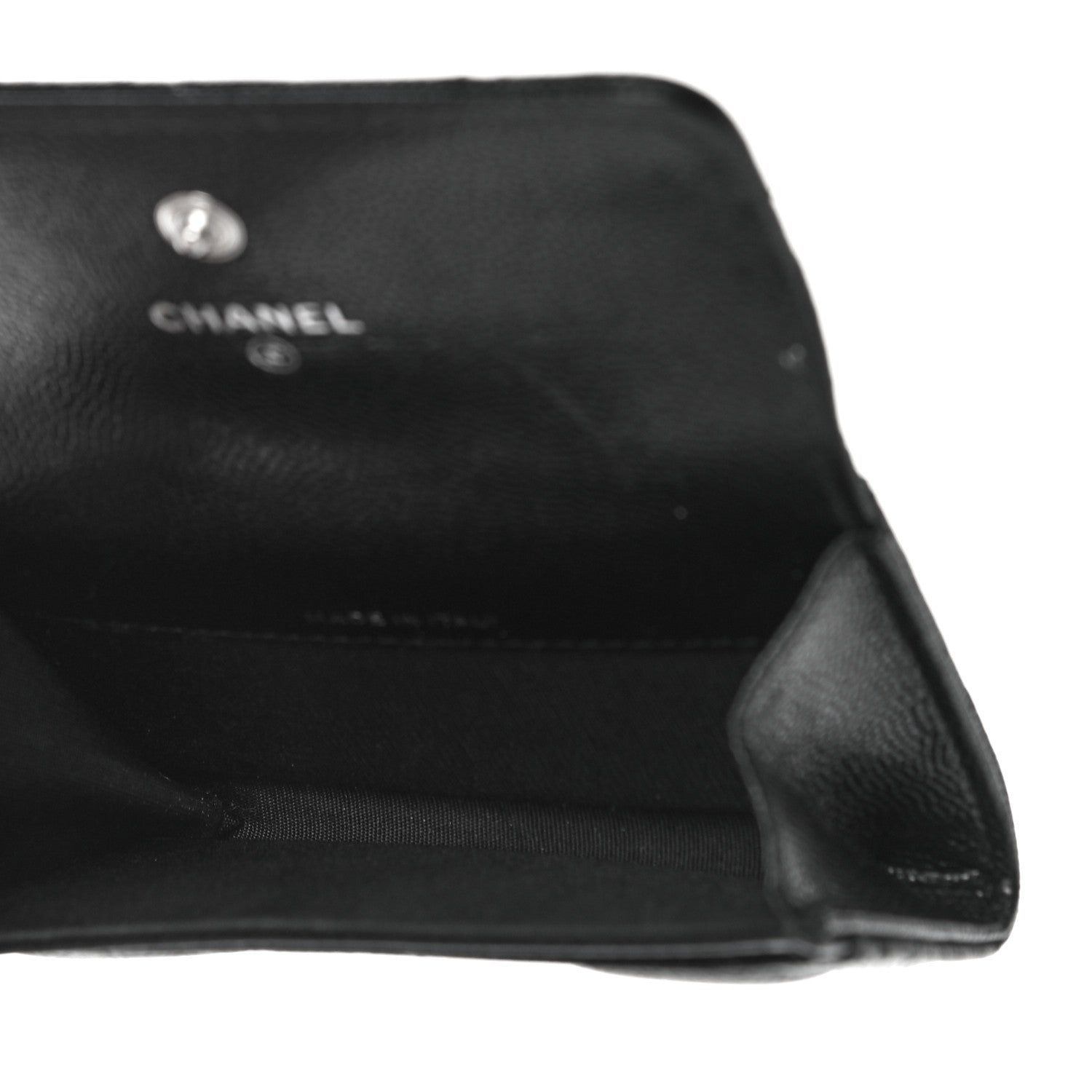 Chanel Caviar Quilted My Everything Flap Card Holder Black 6 of 10