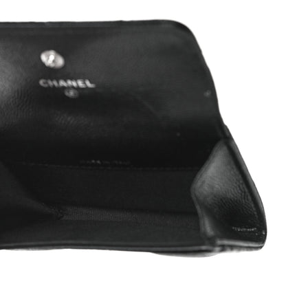 Chanel Caviar Quilted My Everything Flap Card Holder Black 6 of 10