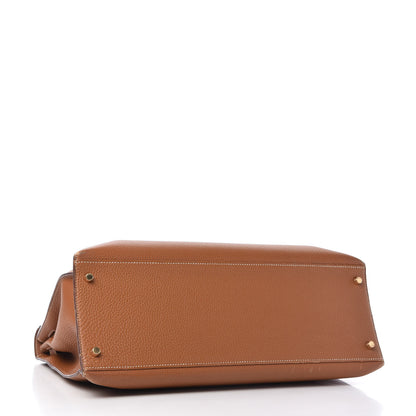 Hermes Togo Kelly Sellier 40 Gold 4 of 14