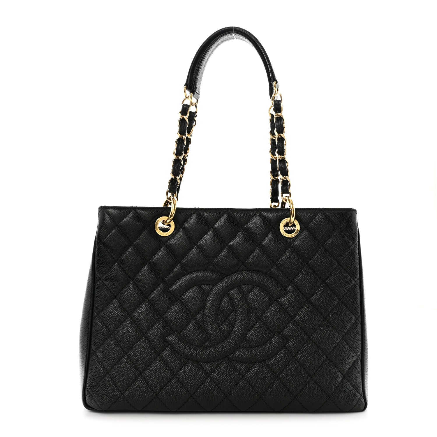 Chanel Caviar Quilted Grand Shopping Tote GST Black 1 of 13