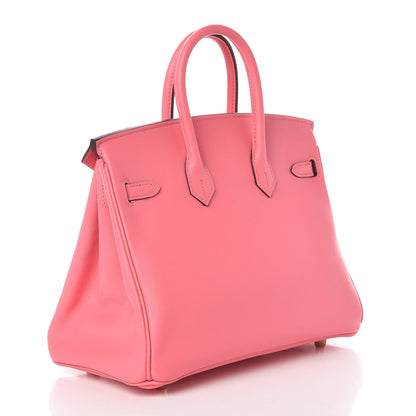Hermes Swift Birkin 25 Rose Azalee 3 of 36