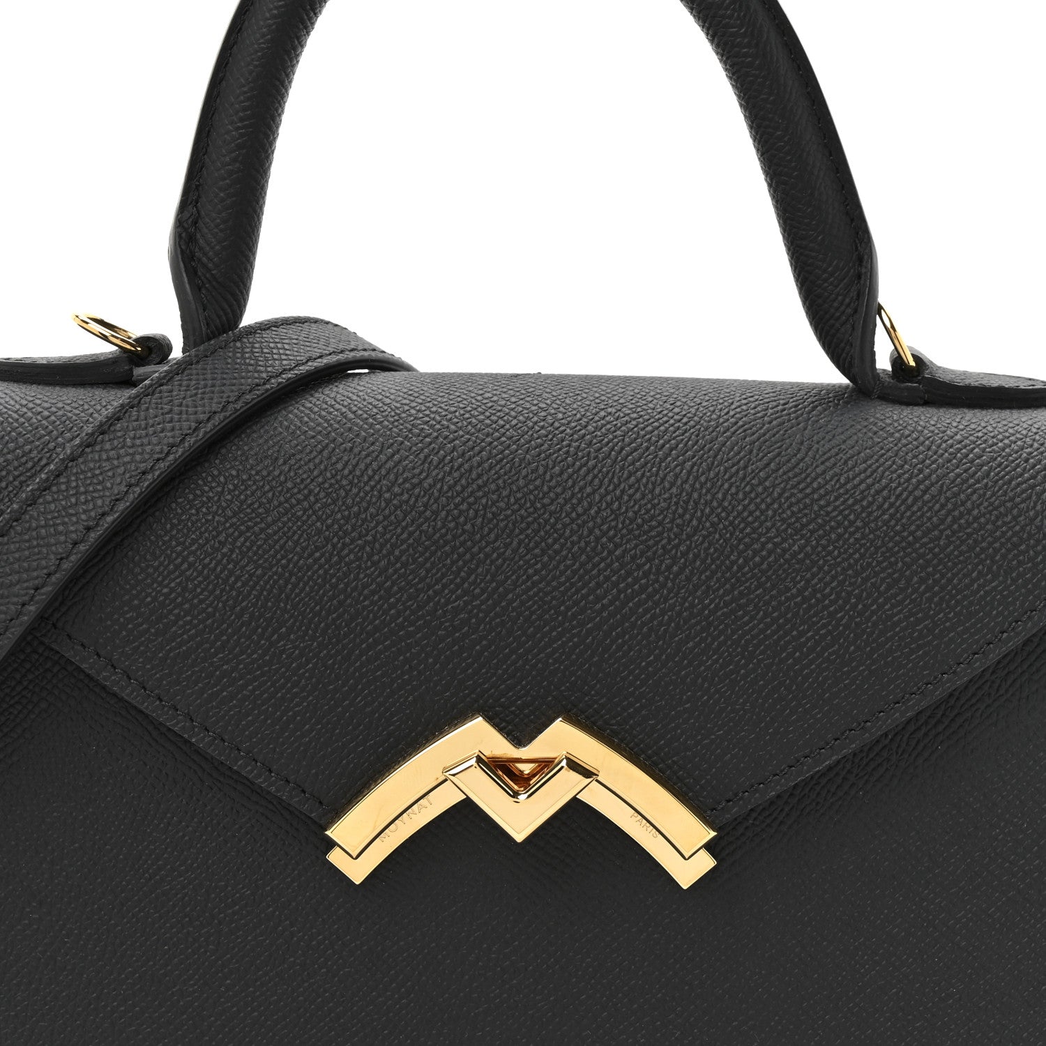 Moynat Carat Calfskin Gabrielle PM Black 7 of 10