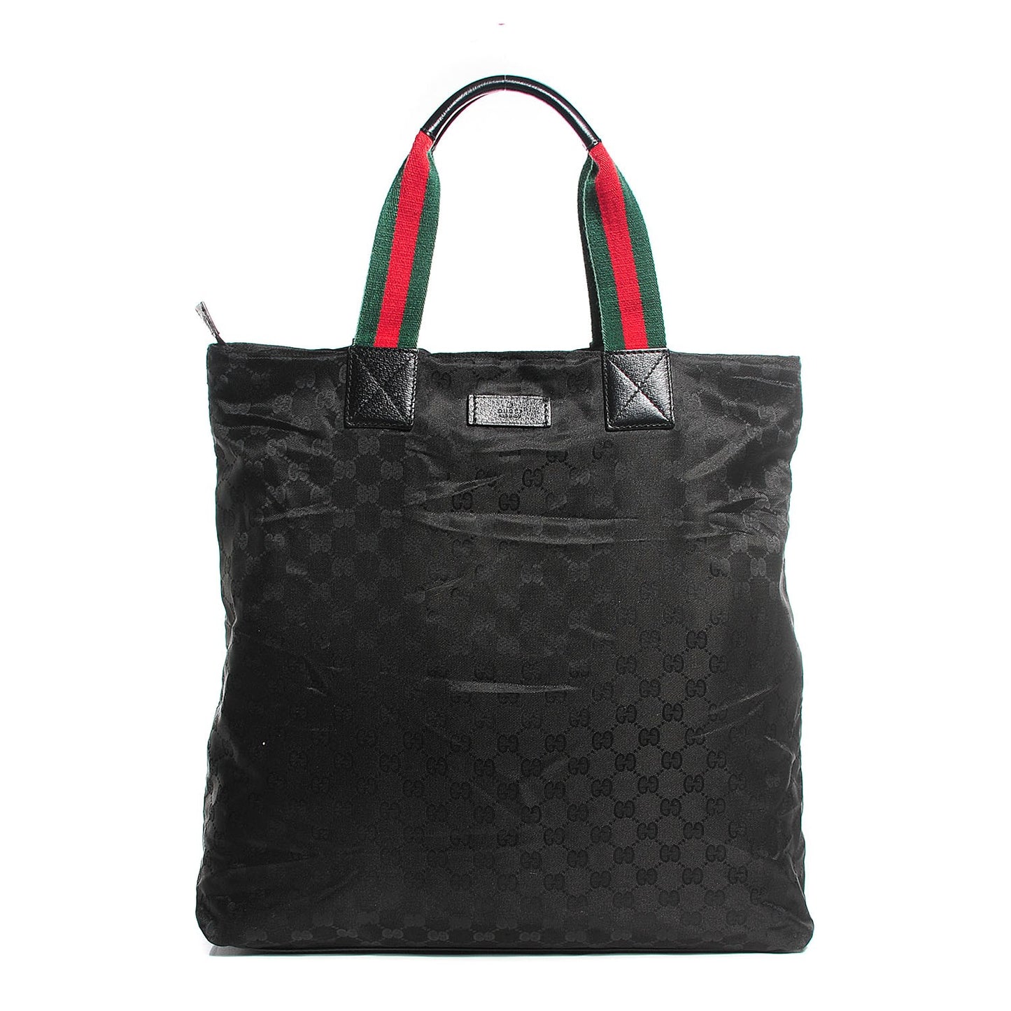 Nylon Monogram Web Tote Black