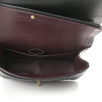 Chanel Caviar Quilted Jumbo Double Flap Black 5 of 11