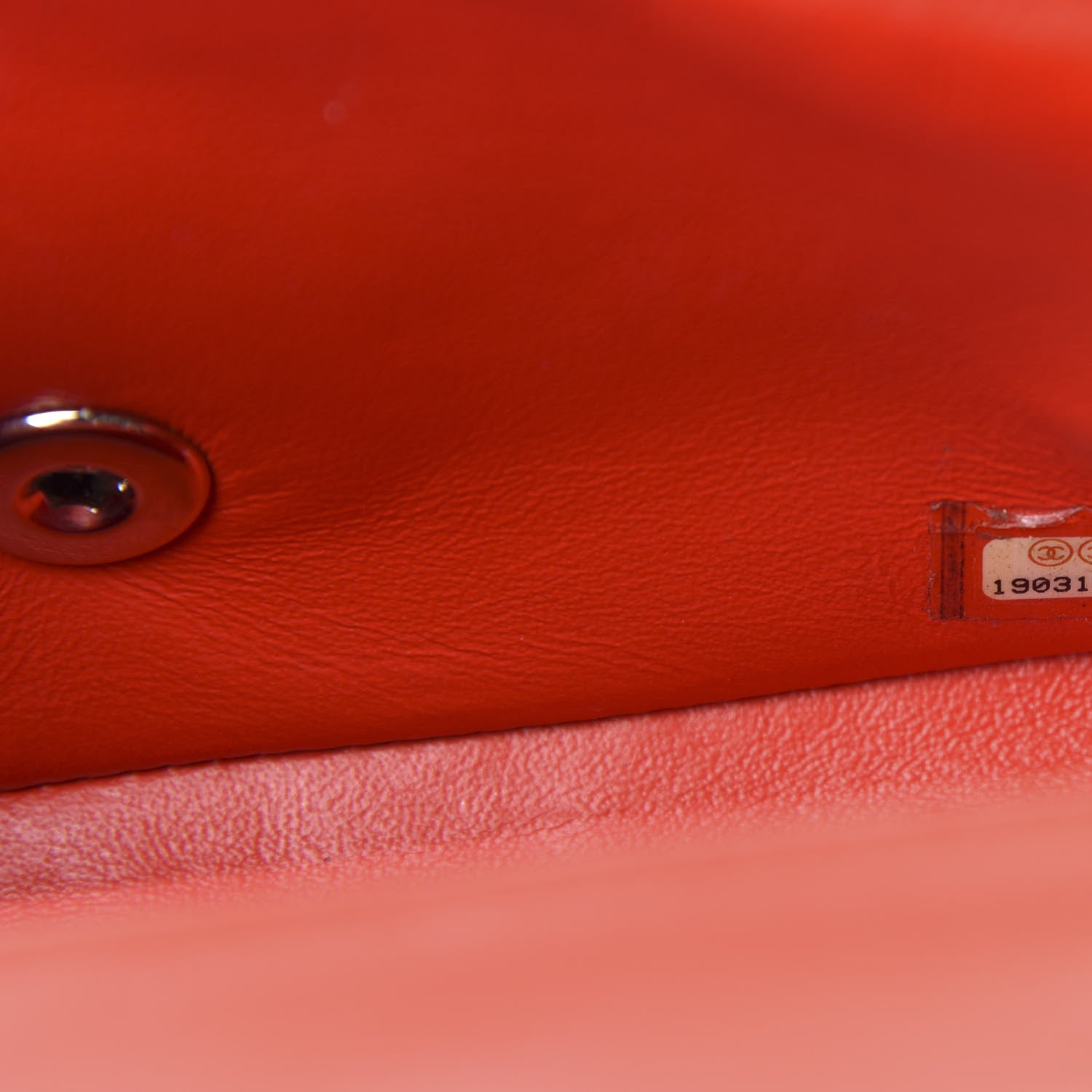 Chanel Patent Calfskin Quilted Mini Rectangular Flap Red 9 of 10
