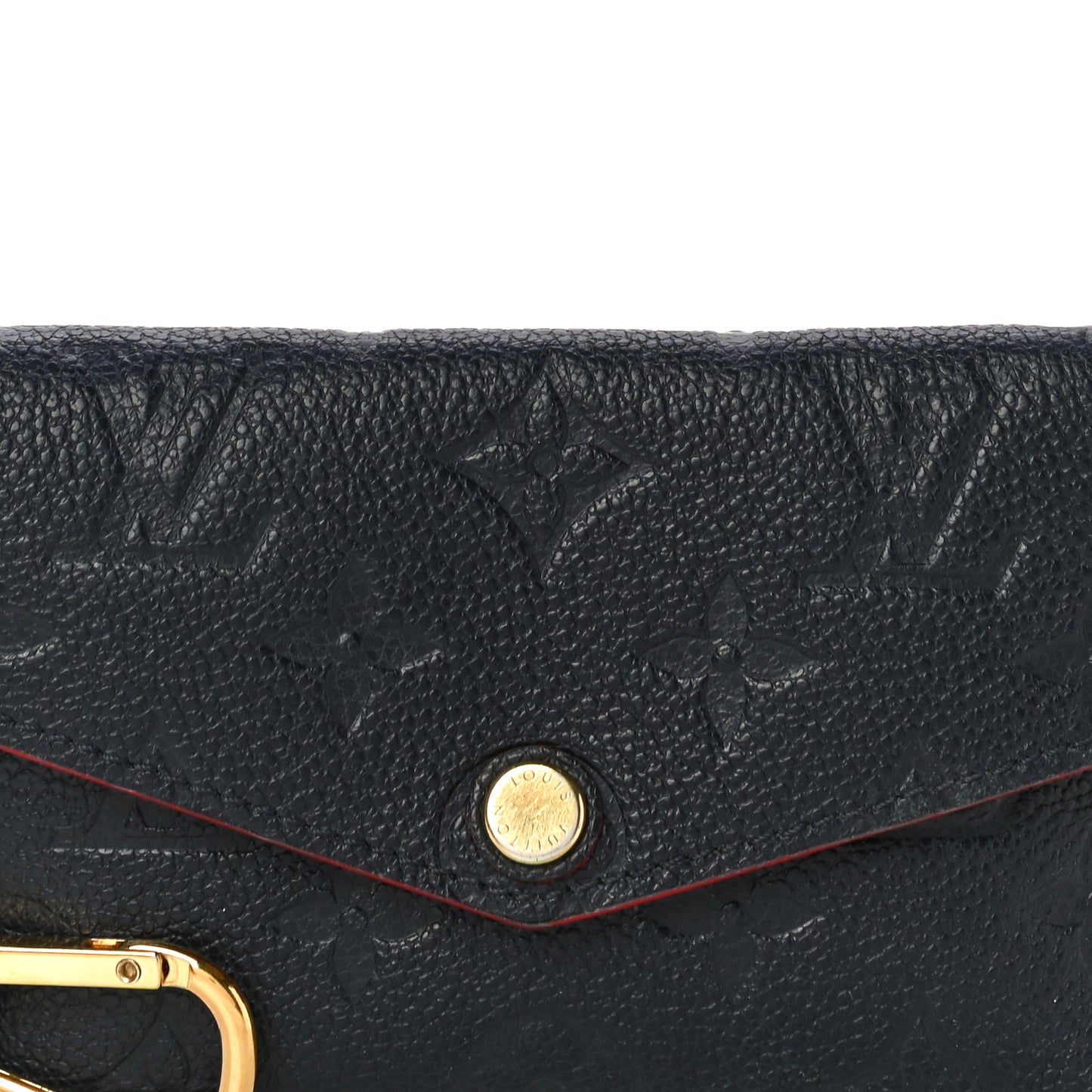 Empreinte Key Pouch Marine Rouge