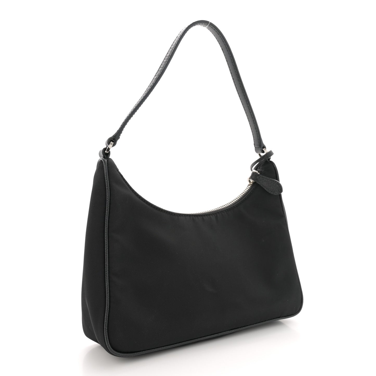 Tessuto Nylon Saffiano Mini Re-Edition 2005 Bag Black