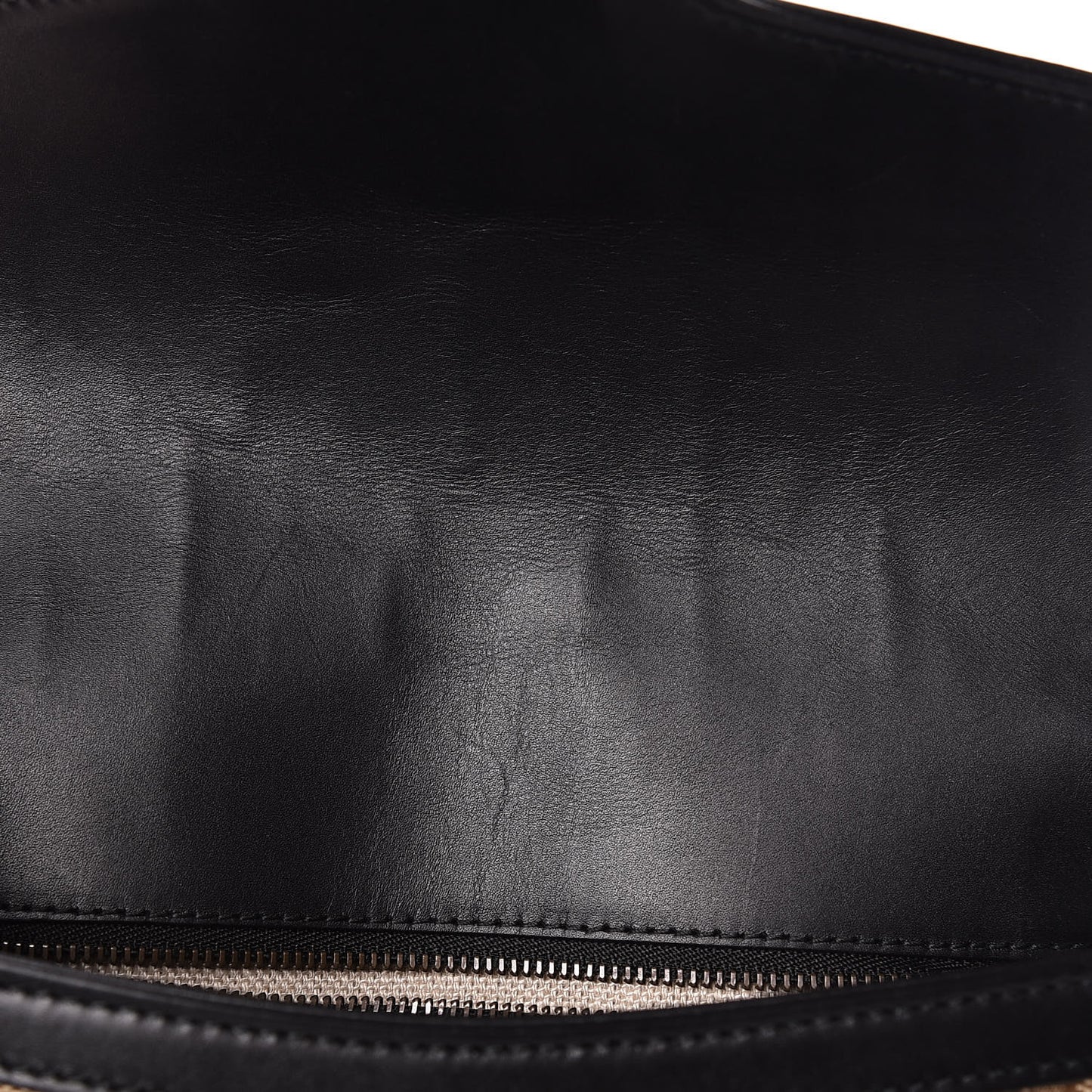 Monogram Ruinart Calfskin Medium Lady Web Shoulder Bag Beige Ebony Black