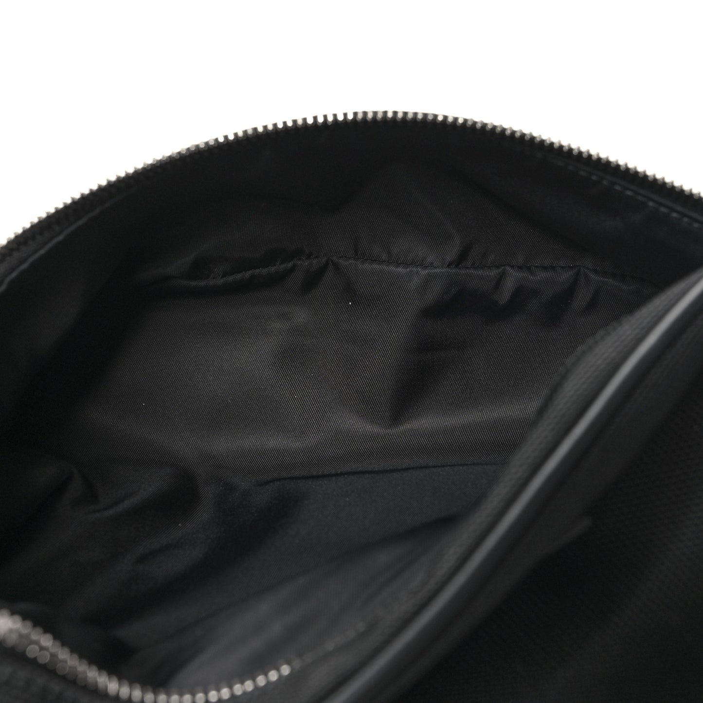 Techno Canvas Web Large Belt Bag Black