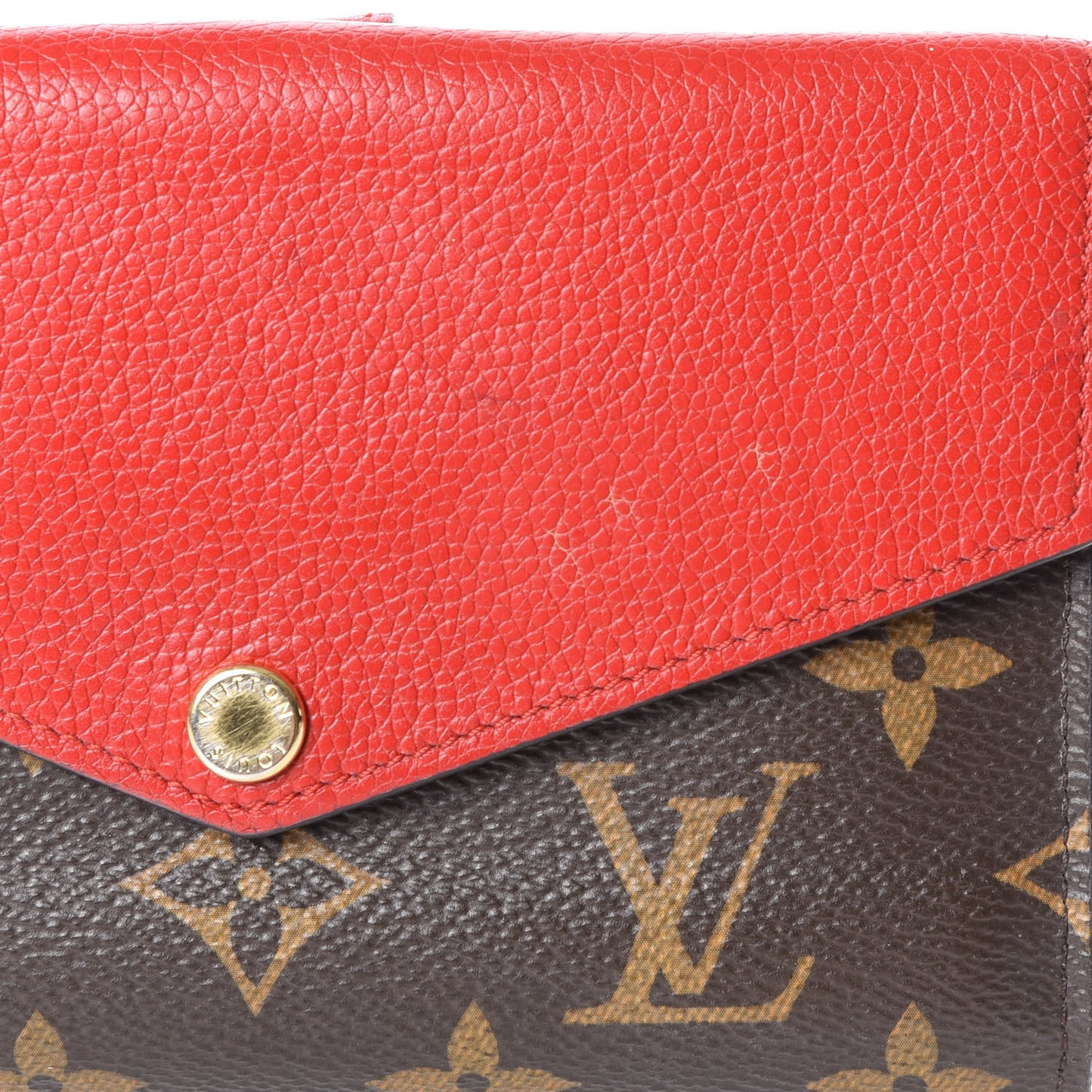 Monogram Pallas Compact Wallet Cherry