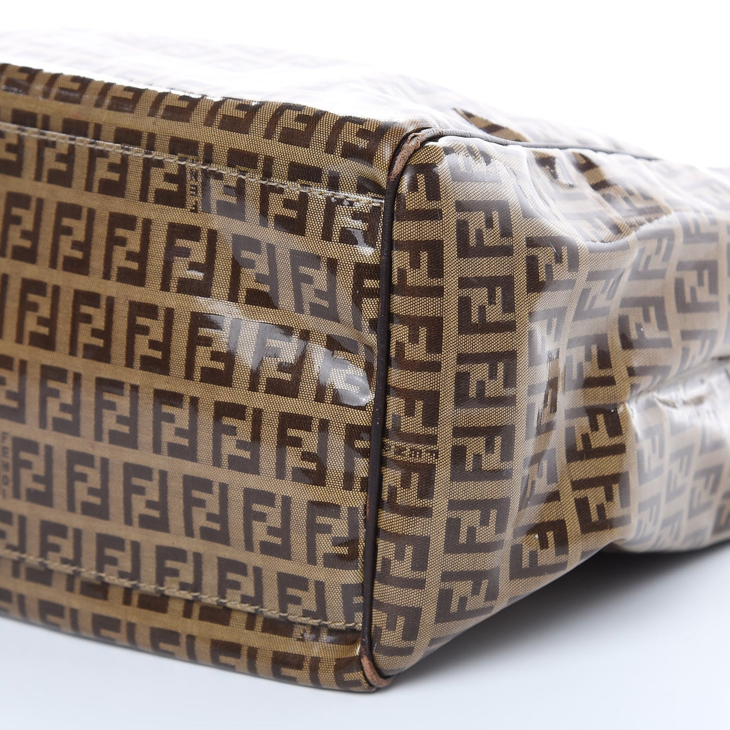 Vinyl Zucchino Large Tote Tobacco