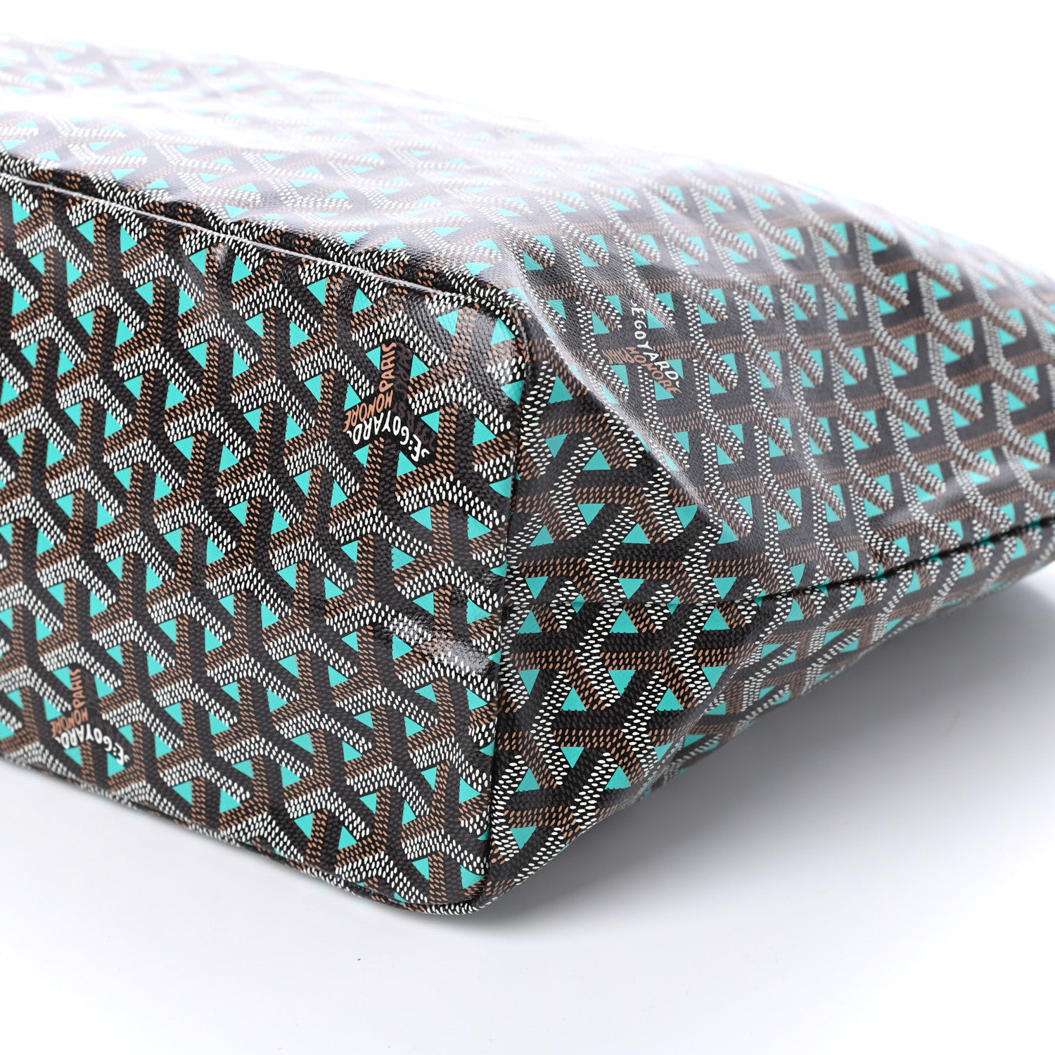 Goyard Goyardine Saint Louis Claire Voie PM Black Blue 9 of 9