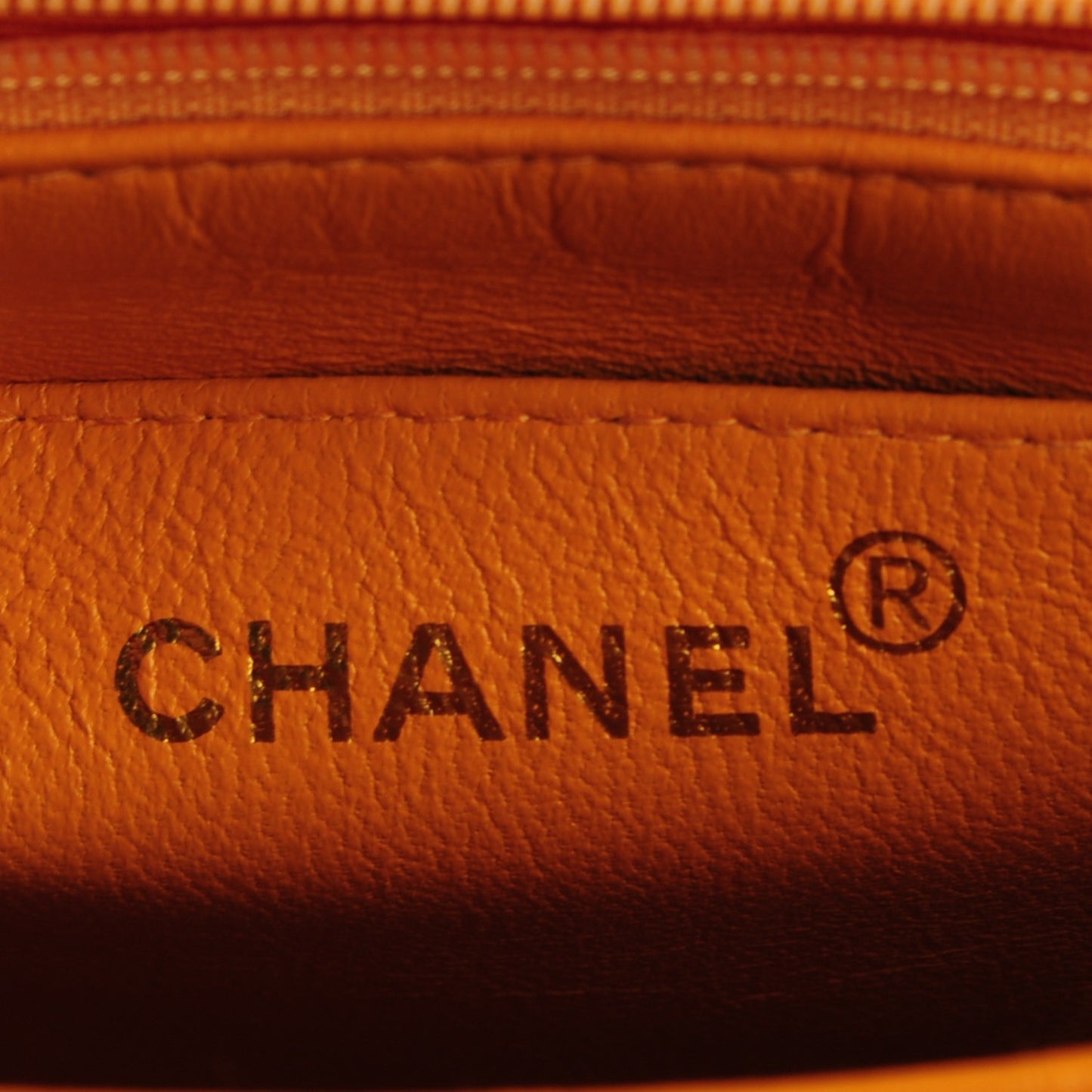 Lambskin Quilted Medium Bekko Chain Flap Mango