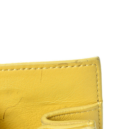 Saint Laurent Calfskin Small Sac De Jour Yellow 28 of 35