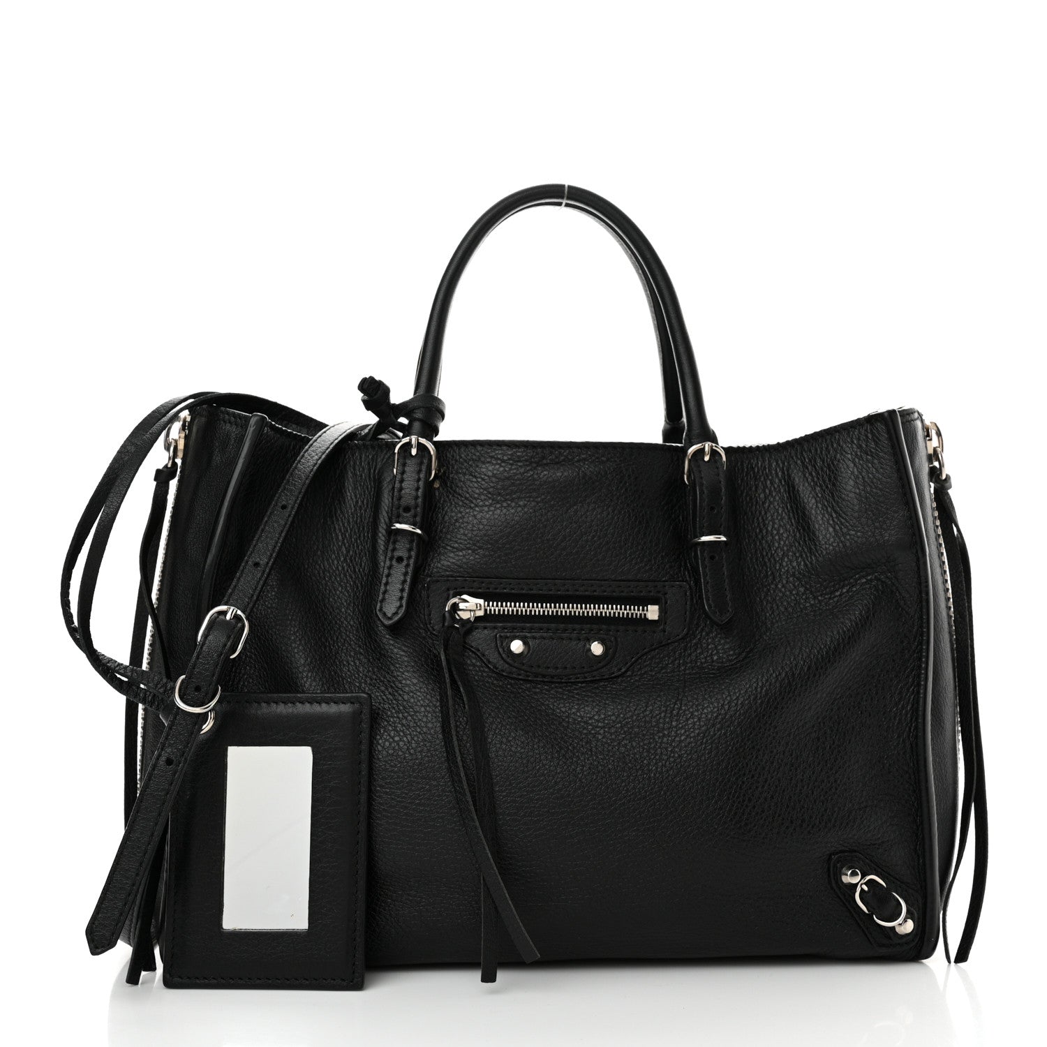 Balenciaga Calfskin Papier Mini A4 Tote Black 3 of 15