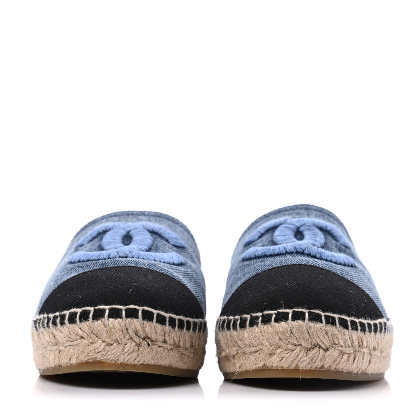 Denim CC Espadrilles 39 Blue Black