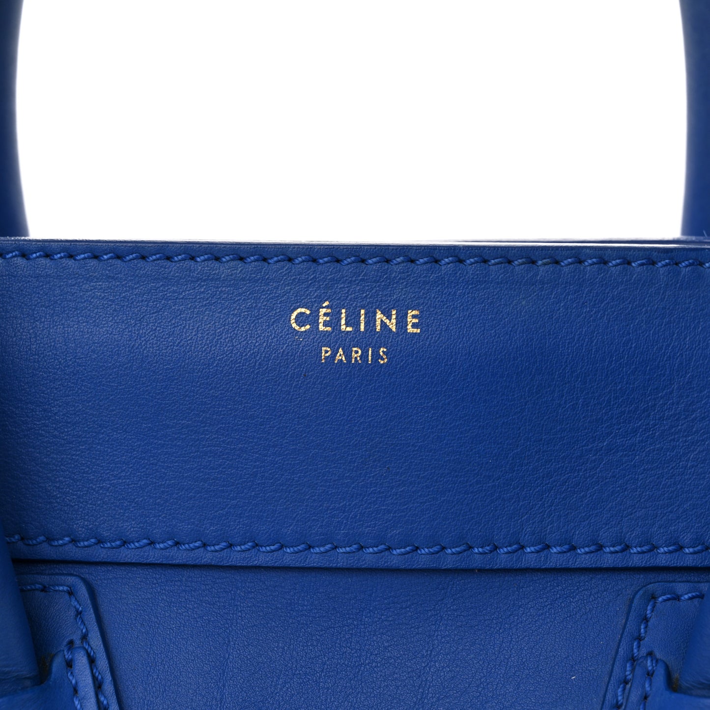 Smooth Calfskin Mini Luggage Cobalt