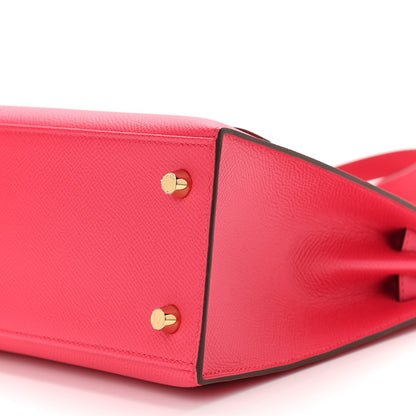 Hermes Epsom Kelly Sellier 25 Rose Extreme 7 of 11