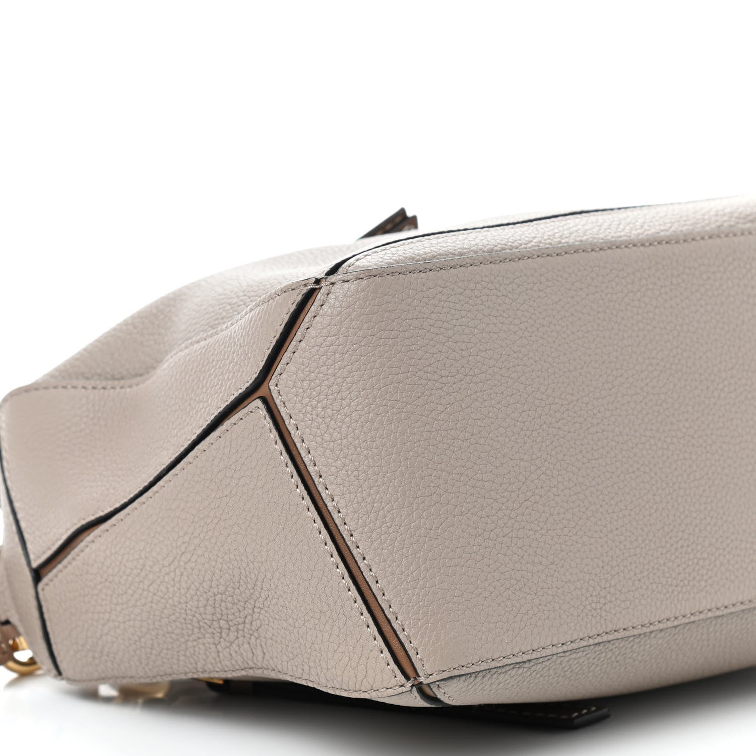 Loewe Grained Calfskin Small Puzzle Bag Sand Mink 8 of 9