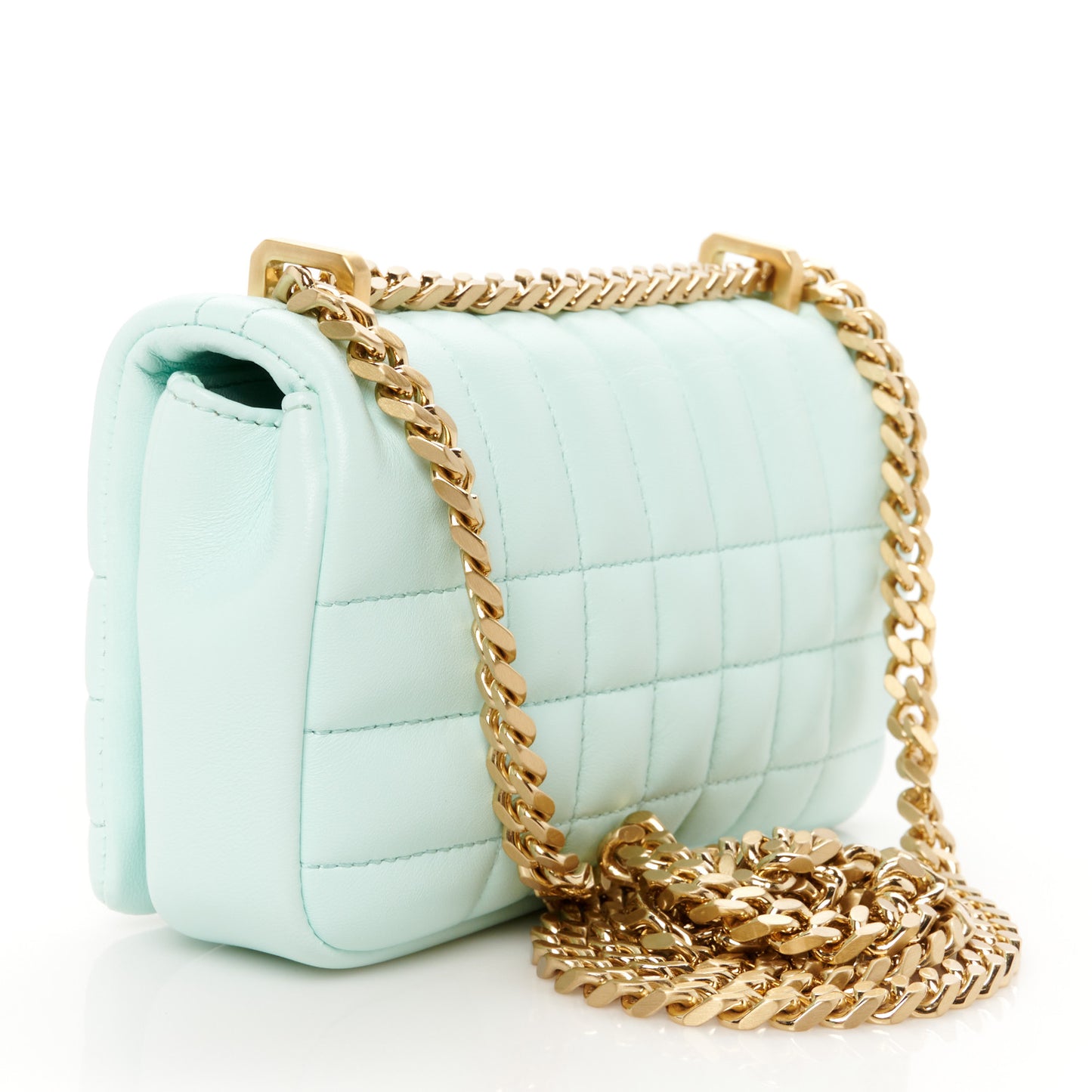 Lambskin Quilted Mini Lola Bag Cool Mint