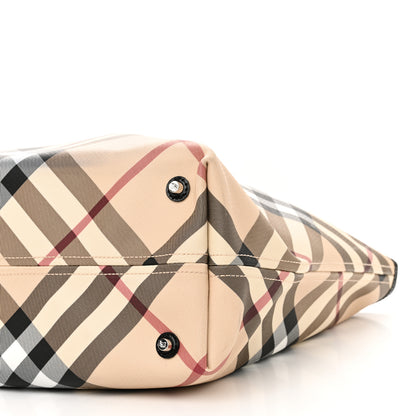 Burberry Nova Check Large Nickie Tote Black 9 of 11