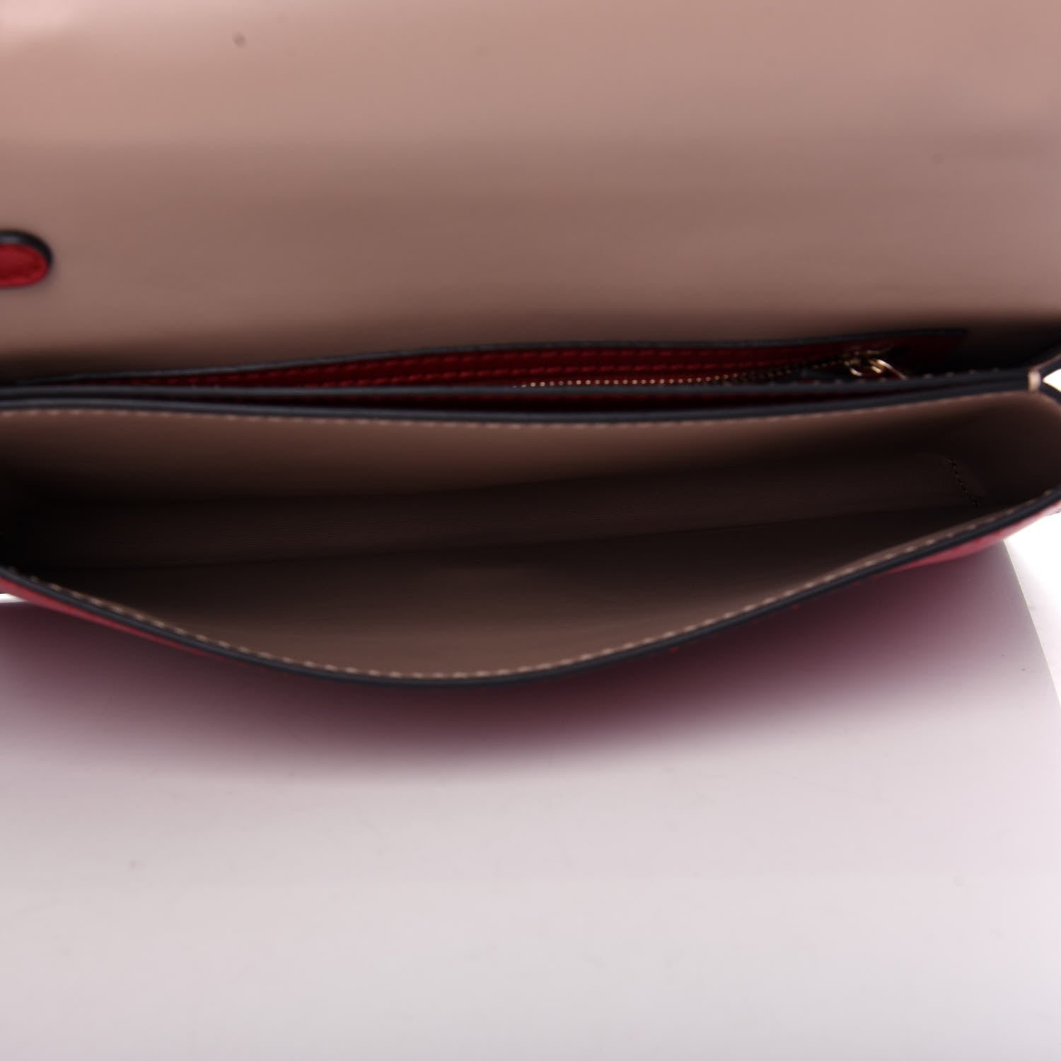 Valentino Garavani Nappa Rockstud Wristlet Clutch Rosso Valentino 5 of 7
