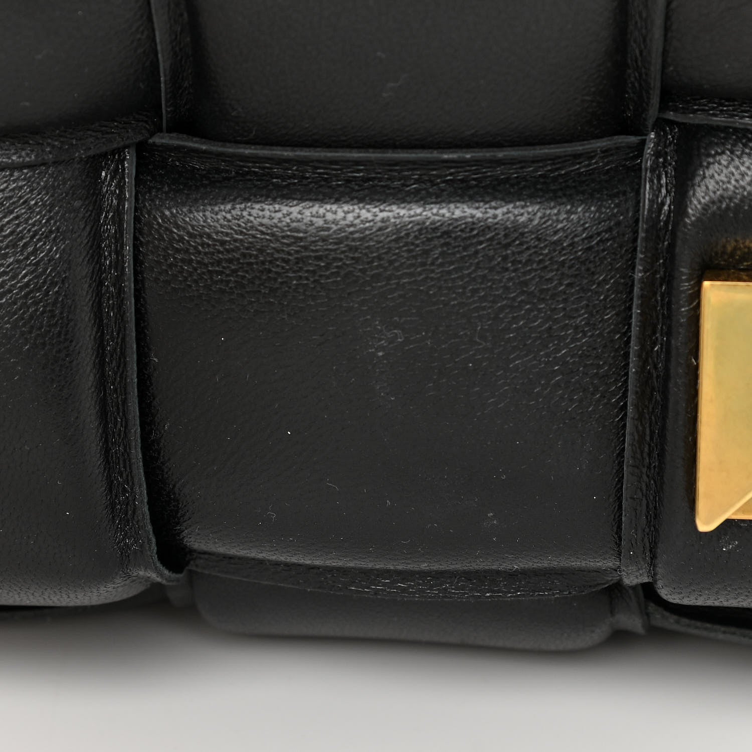 Bottega Veneta Lambskin Maxi Intreccio Padded Chain Cassette Crossbody Bag Black 12 of 13