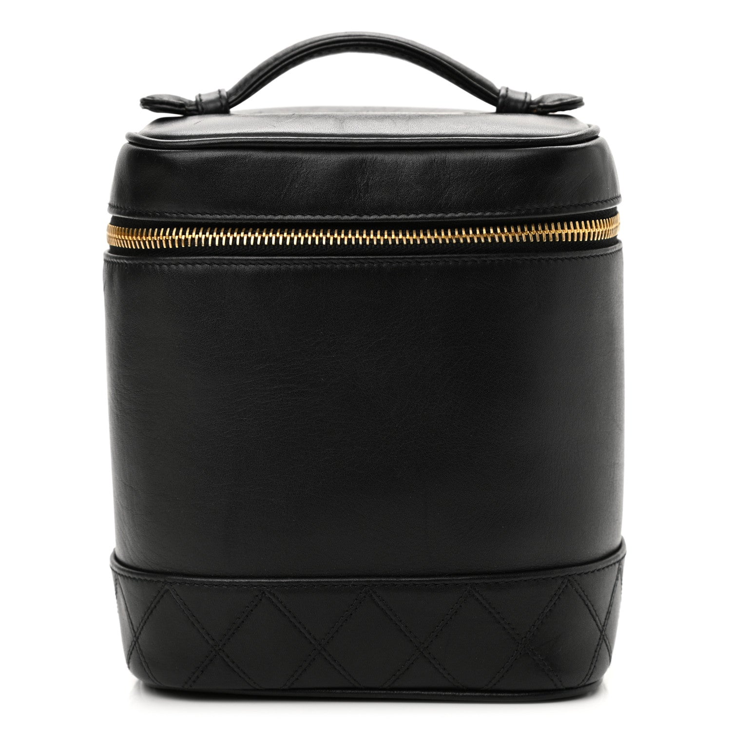 Chanel Lambskin Vanity Cosmetic Case Black 1 of 8