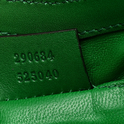 Gucci Snakeskin Tigrette Shoulder Bag Green 7 of 11