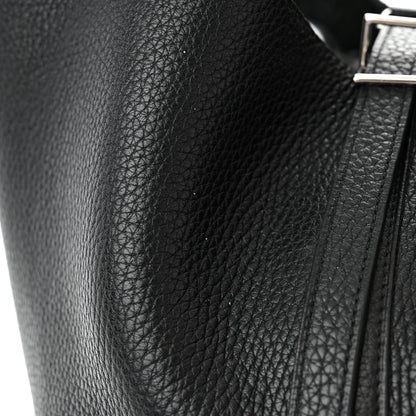 Hermes Taurillon Clemence Picotin Lock 22 MM Black 11 of 17