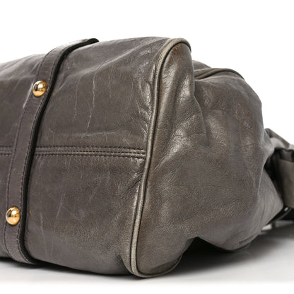 Miu Miu Vitello Lux Bow Bag Pomice 8 of 8