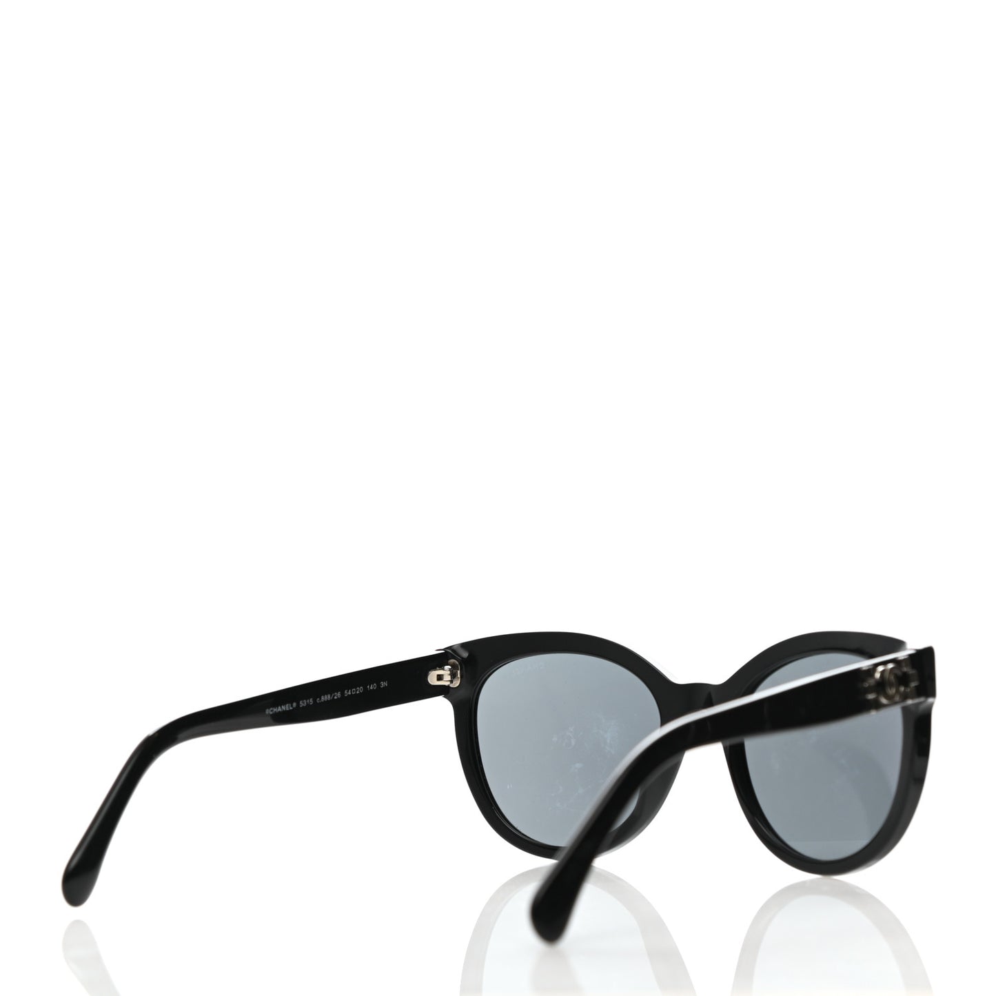 Pantos Signature CC Sunglasses 5315 Black