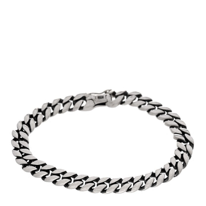 David Yurman Sterling Silver 11.5mm Curb Chain Bracelet 1 of 3