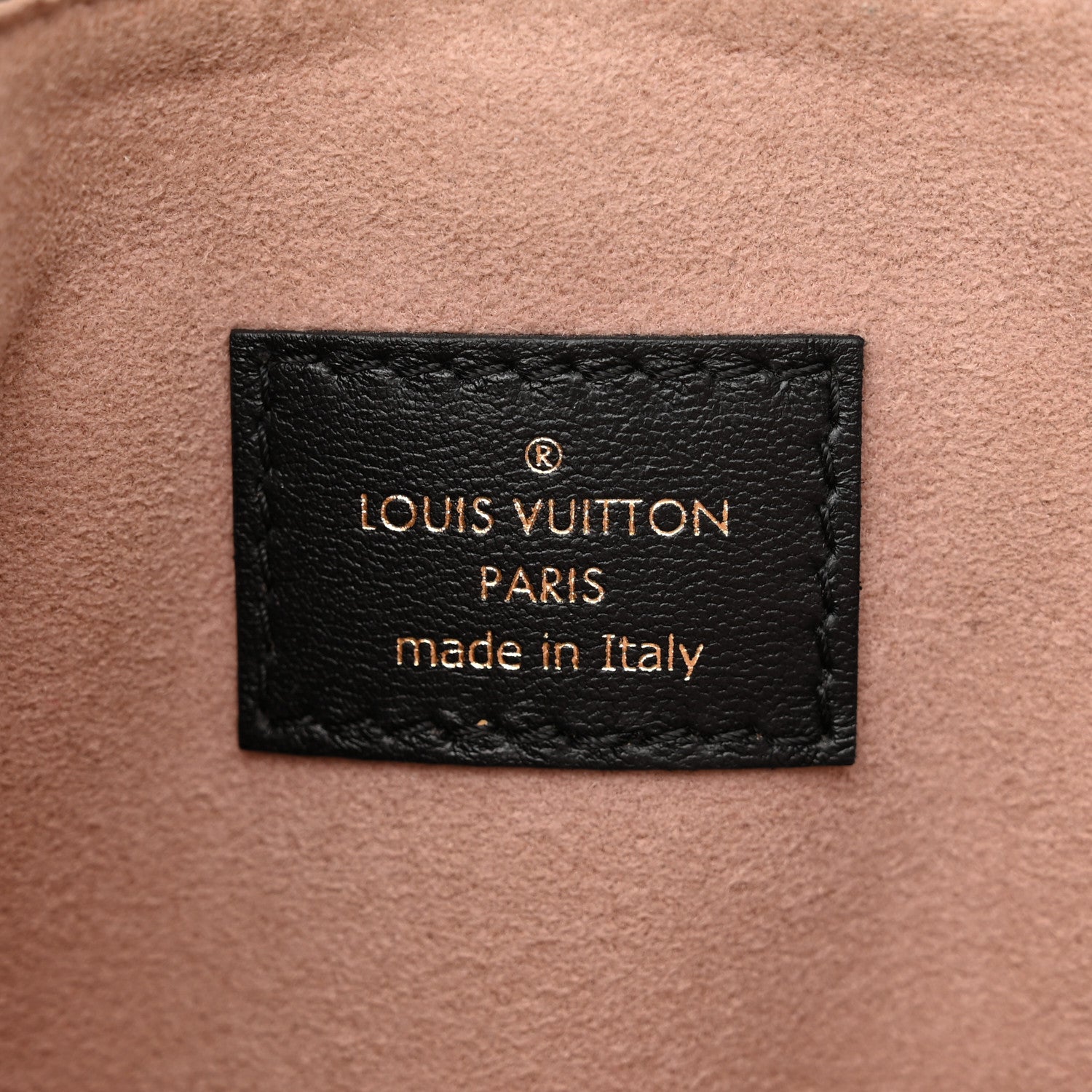 Louis Vuitton Lambskin Embossed Monogram Coussin PM Black 6 of 10