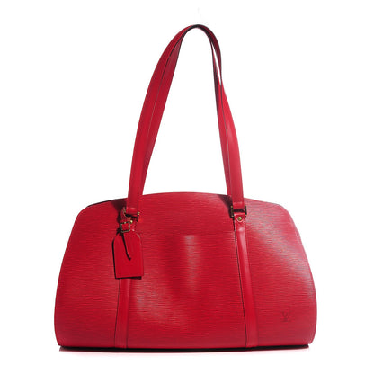 Louis Vuitton Epi Solferino 50 Castillan Red 9 of 16