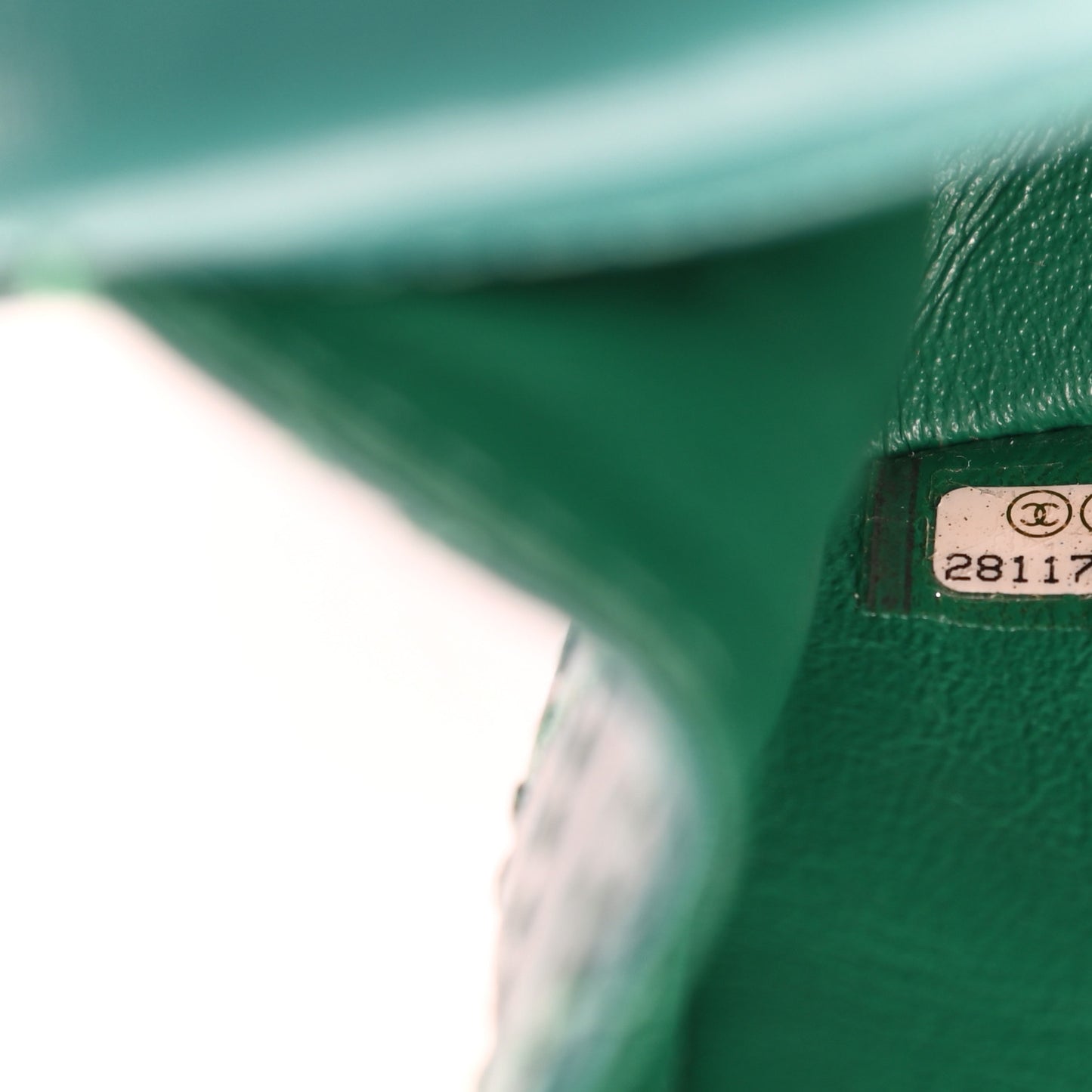 Aged Calfskin Quilted 2.55 Reissue Mini Flap Green