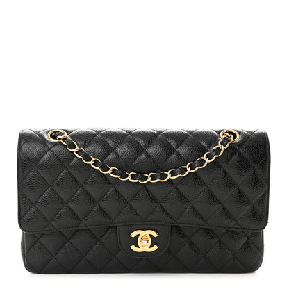Chanel Caviar Quilted Medium Double Flap Black 1 of 13
