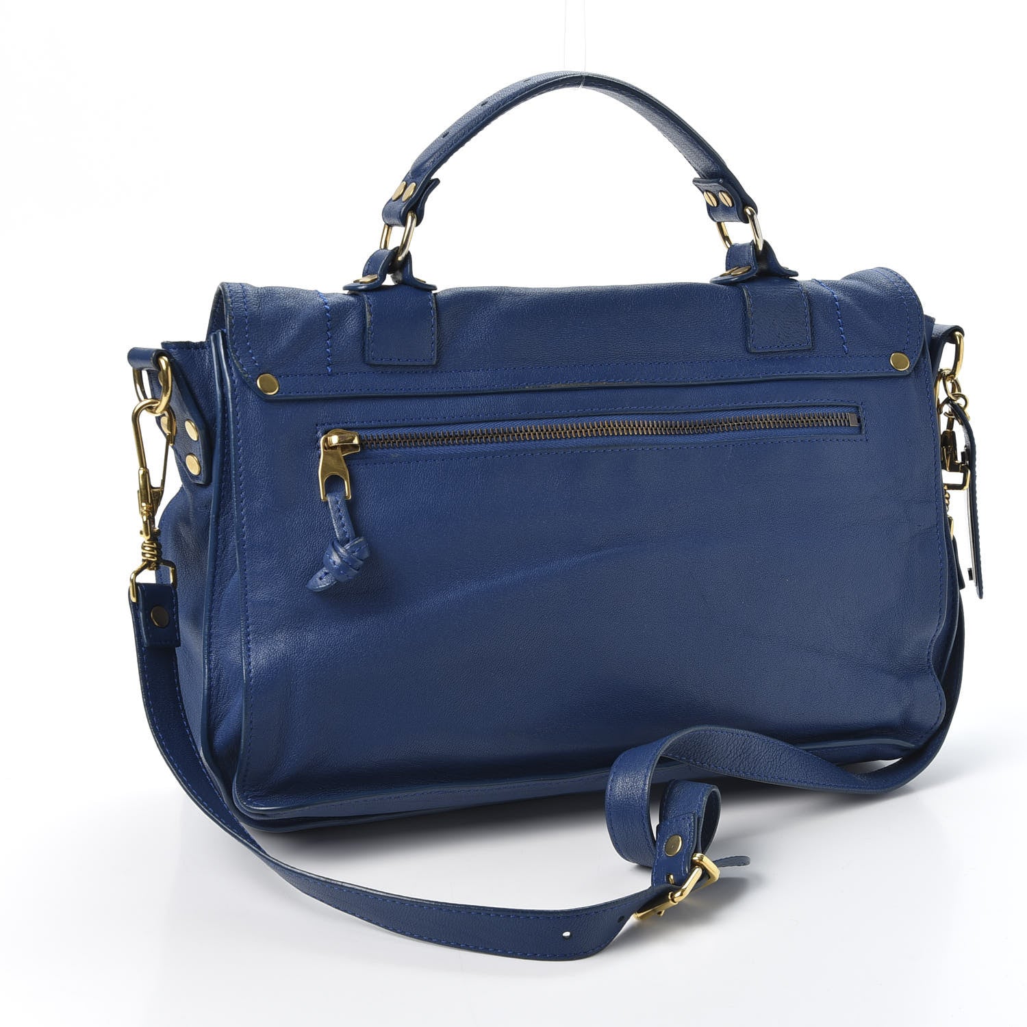 Proenza Schouler Lambskin Medium PS1 Satchel Royal Blue 2 of 10