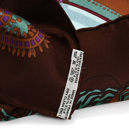 Hermes Silk Le Paradis Du Roy Scarf 90 3 of 7