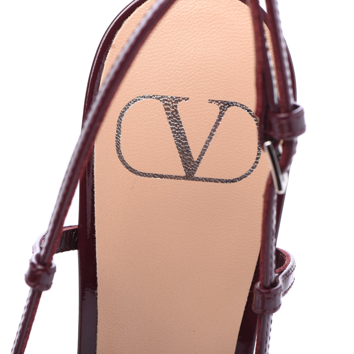 Patent Signature Vlogo Slingback 80mm Pumps 37 Rubin