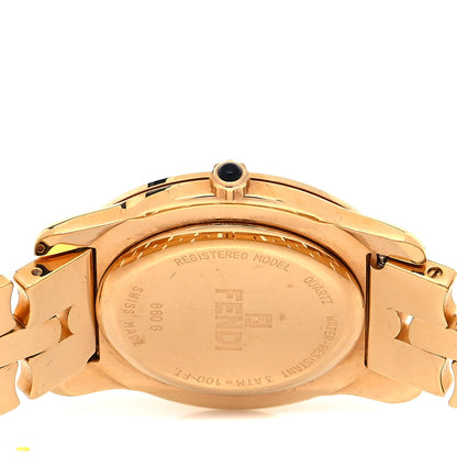 Fendi Stainless Steel 34mm Orologi Quartz Watch Gold 4 of 5