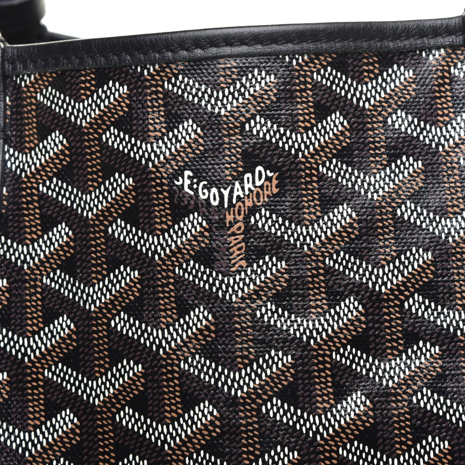 Goyard Goyardine Saint Louis PM Black 6 of 9