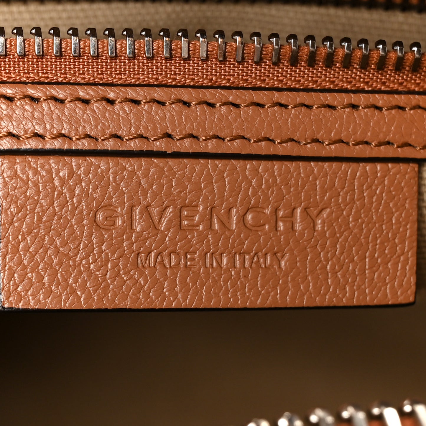 Sugar Goatskin Mini Antigona Pony Brown