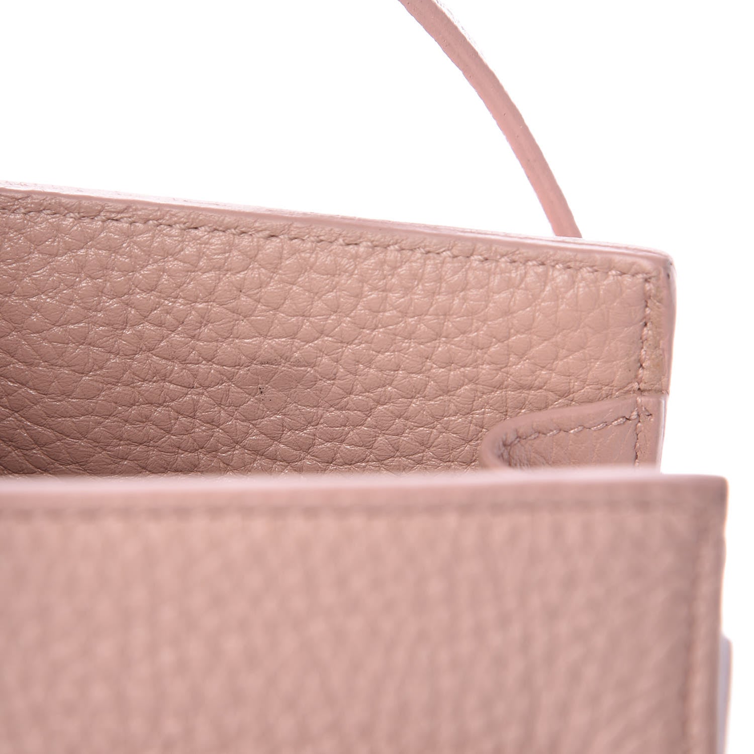 Saint Laurent Grained Calfskin Baby Sac De Jour Antique Rose 13 of 18