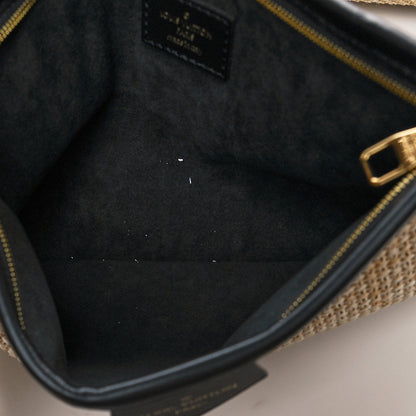 Louis Vuitton Raffia Saint Jacques Tote Black 7 of 11