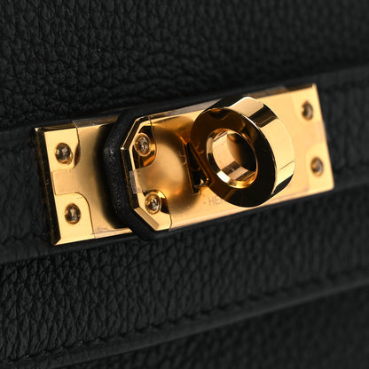 Hermes Togo Kelly Retourne 25 Black 10 of 12