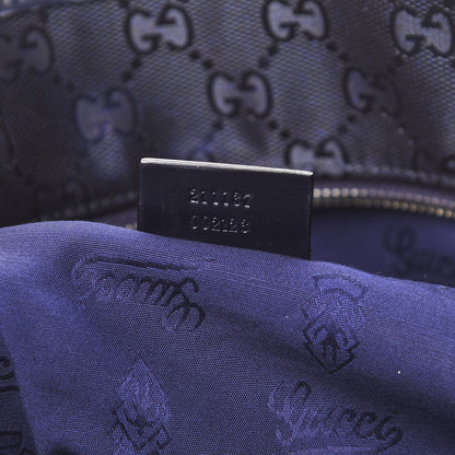 Gucci Imprime Monogram Medium Zippered Shopping Tote Navy 7 of 13